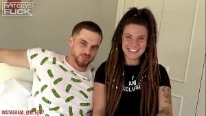 Indicaflower, una rastafari haciendo su primera escena porno